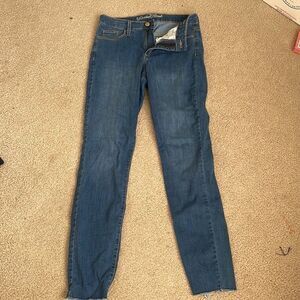 High rise skinny jeans